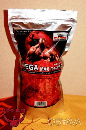 Max Muscle Mega Max Gainer – это новый и усиленный гейнер с креатином, глутамино. . фото 1