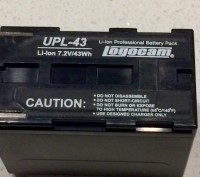 Logocam UPL-43 — литий-ионная аккумуляторная батарея  
Масса, кг	0,32
Габариты. . фото 2