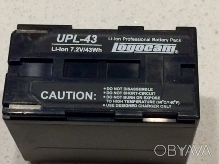 Logocam UPL-43 — литий-ионная аккумуляторная батарея  
Масса, кг	0,32
Габариты. . фото 1