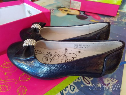 туфли для девочки новые ARIAL размер 31 по стельке 19,5.. . фото 1