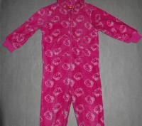 Пижама,слип,человечек махра,F&F,Hello Kitty,  р.104,3-4года. Замеры: рукав от пл. . фото 5