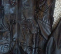 Кожаная куртка, материал: натуральная кожа,цвет-черный, размер: 42-XS. Состояние. . фото 2