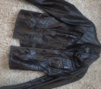 Кожаная куртка, материал: натуральная кожа,цвет-черный, размер: 42-XS. Состояние. . фото 4
