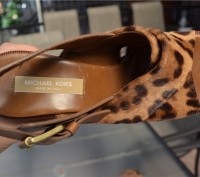 Michael Kors Leopard Calf Hair Platform Wedge Sandals Size 40
Retail $850

Ma. . фото 6