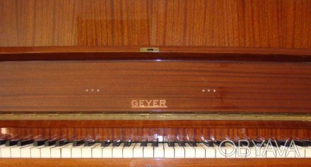 продам немецкое пианино GEYER, полированное,корич. цв., в рабочем хорошем состоя. . фото 1
