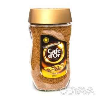 Café D'or Gold - 100% натуральный растворимый кофе 200грамм. Приготовлен из отбо. . фото 1