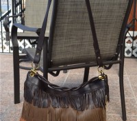 Furla coffee fringe leather 'Halley' large bag - $780

Да!
И такая Фурла быва. . фото 4