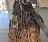 Furla coffee fringe leather 'Halley' large bag - $780

Да!
И такая Фурла быва. . фото 7