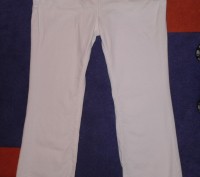 Джинсы M&S новые белого цвета. Размер 12(М). Талия 40 см, бедра 48 см, длина от . . фото 3