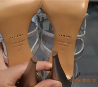 Vicini by Giuseppe Zanotti Strappy Leather Heels Size 10 US / 40 EU

Retail pr. . фото 7