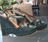 L'AUTRE CHOSE Shoes Platform Wedge Leather Sandals Size 40

Made in Italy!

. . фото 10