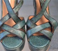 L'AUTRE CHOSE Shoes Platform Wedge Leather Sandals Size 40

Made in Italy!

. . фото 5