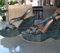 L'AUTRE CHOSE Shoes Platform Wedge Leather Sandals Size 40

Made in Italy!

. . фото 2