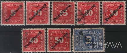 Австрия 1919
 
1919 г.в.
MH USED G/VG F/VF
Sc# J64 - J67, J69 - J71, J74
 
 
. . фото 1