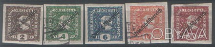 Почтовые марки Австрии 1919
1916 г.в.
SG# 266 267 268 269 270
USED, MH, F/VF
Sc#. . фото 1