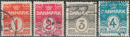 Дания
 
1913-1930 г.в.
Sc #85-88
USED, G/VG
. . фото 1