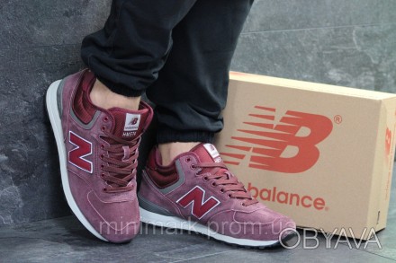 Кроссовки, ботинки зимние New Balance HM 574
Материал: замша, мех искусственный
. . фото 1
