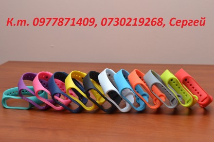 Продам ремешки разных цветов для фитнес-трекера Xiaomi Mi Band 3 (12 цветов). На. . фото 3