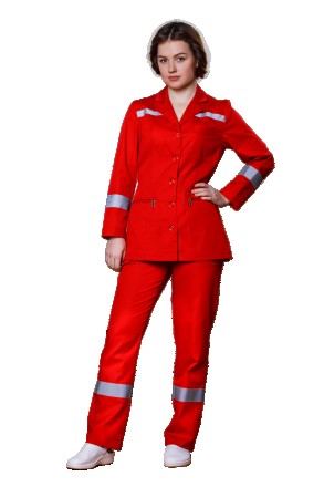 Медицинский женский костюм "Скорая помощь"
Жакет и брюки можно купить по отдель. . фото 2