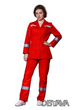 Медицинский женский костюм "Скорая помощь"
Жакет и брюки можно купить по отдель. . фото 1