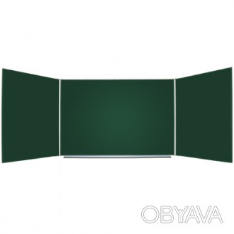 Темно-зеленая гладкая матовая поверхность, алюминиевая рамка, надежная конструкц. . фото 1