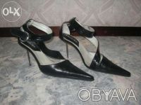 Продаю туфли женские- модельные, черного цвета.Туфли в отличном состоянии на мет. . фото 4