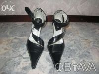Продаю туфли женские- модельные, черного цвета.Туфли в отличном состоянии на мет. . фото 3