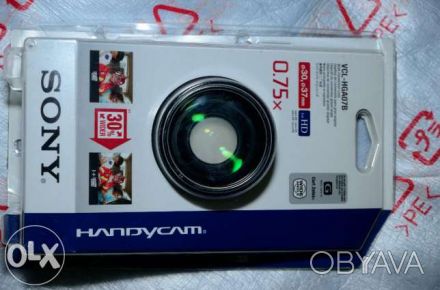 Продается новый широкоугольник Sony VCL HGA07B в комплекте: Упаковка, крышки, че. . фото 1