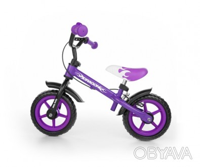 Беговел Dragon Milly Mally   - это велосипед для маленьких детей, чтобы узнать и. . фото 1