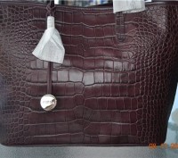 NEW FURLA CROC EMBOSSED LEATHER "Everyone" SHOPPER TOTE.
MADE IN ITALY.

Ярки. . фото 3