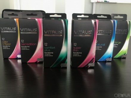 Презервативы марки VITALIS премиум сегмента изготовлены из натурального каучуков. . фото 1