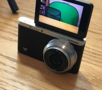 Samsung NX Mini NXF1 20.9 MP Digital Camera - Black (Kit w/ NX-M 9 mm Lens). . фото 3