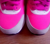 Кроссовки женские Nike Air Max 1 (Hot Pink | Menta | Pure Platinum). Материал кр. . фото 6