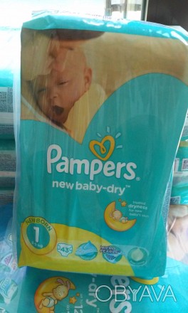 Памперси подгузники Pampers Active Baby 1размер 2-5кг 43шт

Для веселых утренн. . фото 1