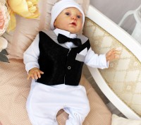Эксклюзивная одежда для новорожденных, крестильные наряды, комплекты на выписку . . фото 3