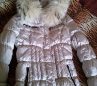 куртка как новая покупала в дорогом магазине,пух натуральный.очень преочень тепл. . фото 3