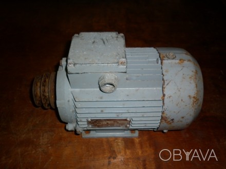Двигатель асинхронный АИР-80 В4Y3 1991 год выпуска 1.5 kW 1410 об.мин. Был в экс. . фото 1
