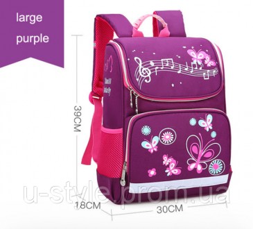 
Школьный рюкзак с бабочкой
 
	
	Материалы: Нейлон
	
	
	Рюкзак большого размера:. . фото 2