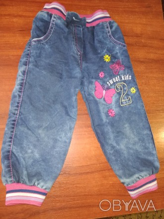 Продам джинсы теплые для девочки 2-3 года. Состояние отличное.. . фото 1