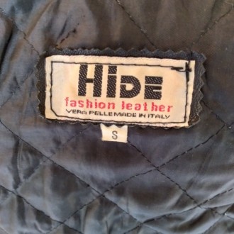Курточка кожаная женская HIDE, черного цвета, Б/У в отличном состоянии. Размер S. . фото 8