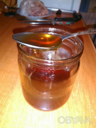 Продам мед гречаний з диким польовим різнотравям. Свіжий, натуральний із своєї п. . фото 1