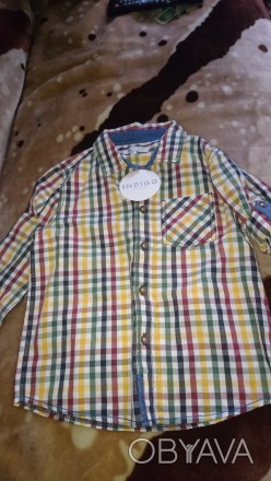Новая рубашка Marks & Spencer из коллекции INDIGO, покупалась в магазине. На воз. . фото 1