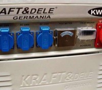 Генератор Kraft & Dele KW6500E Германия 

Электрический генератор представляет. . фото 4