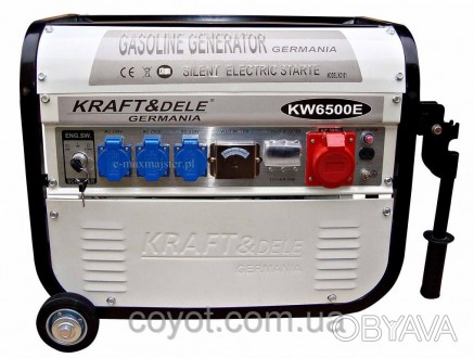 Генератор Kraft & Dele KW6500E Германия 

Электрический генератор представляет. . фото 1