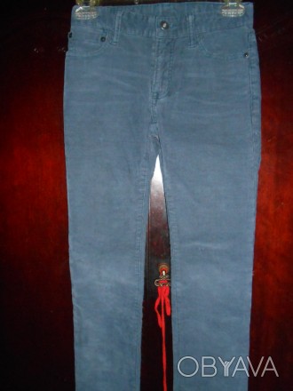 Вельветовые(микро) джинсы на 10 лет,в поясе регулятор объёма,GAP Kids.
замеры:д. . фото 1