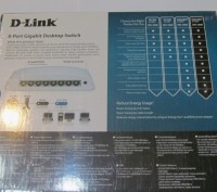 Продам новый коммутатор (свитч) D-Link DGS-1008D в упаковке. 
Гигабитный коммут. . фото 3