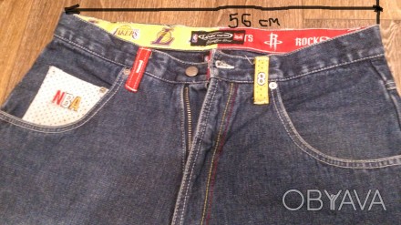 Продам брендовые джинсы фирмы UNIK DENIM стиля ХИП-ХОП. С логотипом б/к LOS ANGE. . фото 1