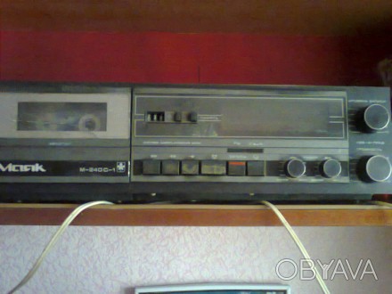 продам кассетный магнитофон "МАЯК" с двумя колонками в рабочем хорошем состоянии. . фото 1