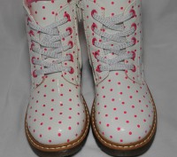 Ботинки на девочку демисезонные белые, М570-4, ТМ "С.Луч", размеры: 27,28,29,32
. . фото 4