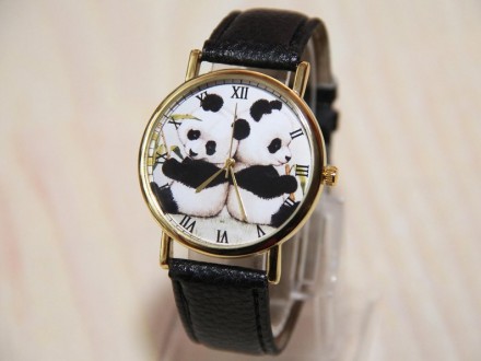 Наручные часы с пандами , женские часы, мужские часы, подарок , Свадебная часы, . . фото 3
